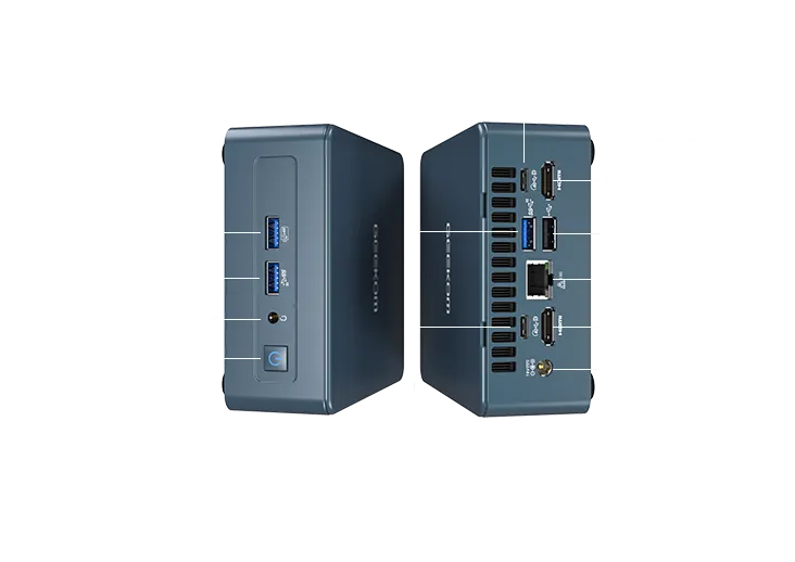 Los puertos de GEEKOM Mini IT12 Mini PC