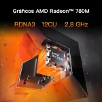 GEEKOM A7 Mini PC con CPU de AMD Ryzen 9 7940HS o 7 7840HS