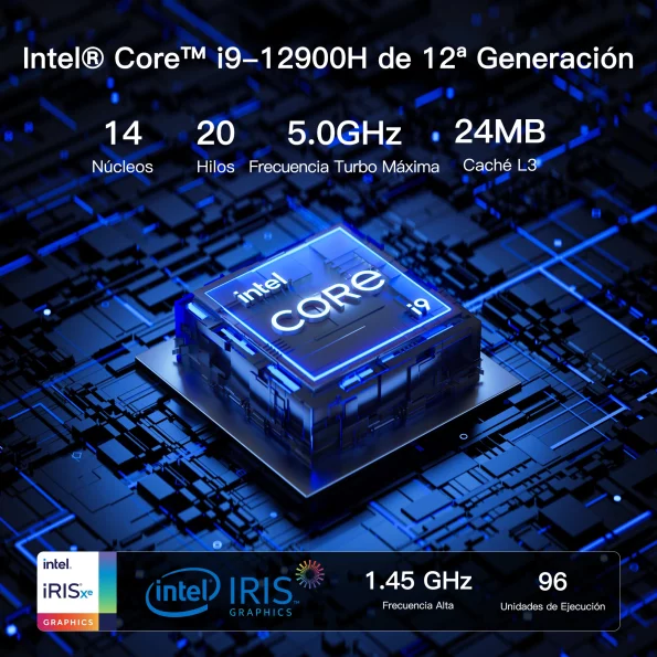 GEEKOM XT12 Pro Mini PC con Intel Core i9 12900H de 12th generación
