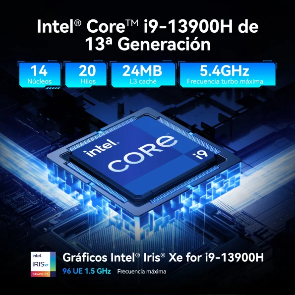 GEEKOM GT13 Pro con Intel Core i9-13900H de 13ª Generación