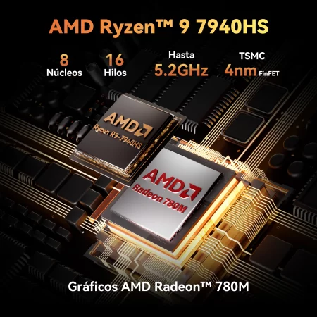 GEEKOM AE7 Mini PC con AMD Ryzen™ 9 7940HS