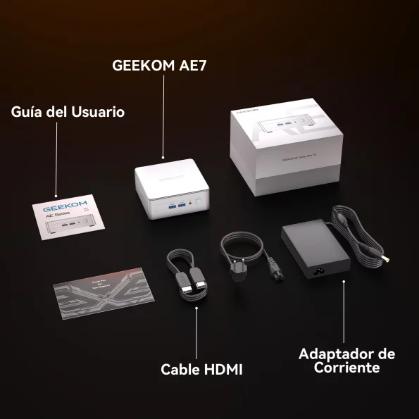 Lista de envases para GEEKOM AE7 Mini PC