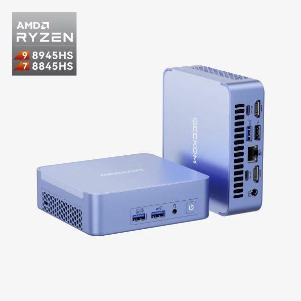 GEEKOM AX8 Pro Mini PC con AMD Ryzen™ 9 8945HS o Ryzen™ 7 8845HS