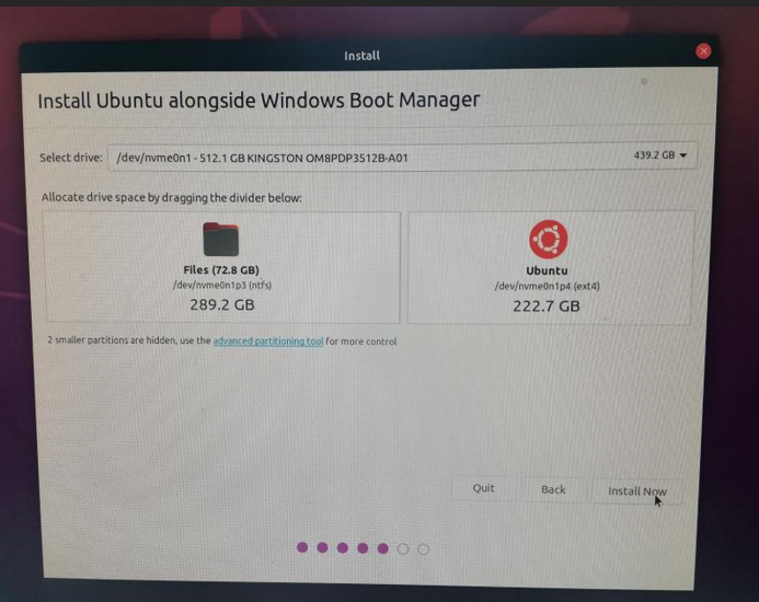 Pasos para instalar el sistema Ubuntu en Windows 11